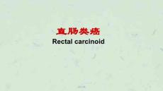 直肠类癌-课件