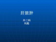 肝脓肿课件完整