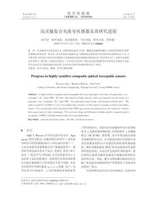 高靈敏復合光波導傳感器及其研究進展.pdf