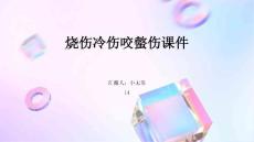 烧伤冷伤咬螫伤课件