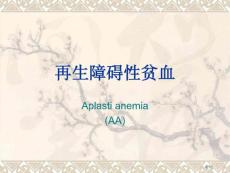 再生障碍性贫血培训课件