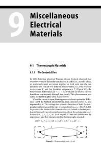 chapter 9 Miscellaneous electrical materials