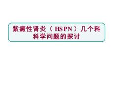 紫癜性肾炎【32页】