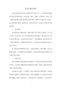 肌肉收缩的原理
