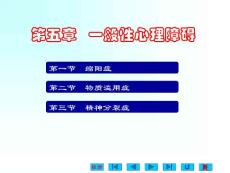 一般性心理障碍PPT培训课件