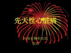 先天性心脏病课件