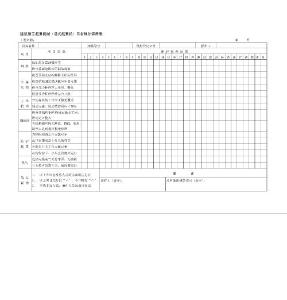 建筑施工起重機械（塔式起重機）日常維護保養表