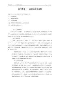 國(guó)內(nèi)大賣場(chǎng)綜合分析