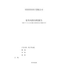 風險管理報告