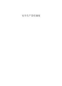 項目部安全生產責任制度范本樣本