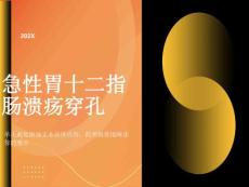 急性胃十二指肠溃疡穿孔