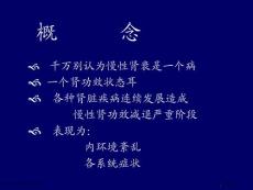 慢性肾功能衰竭专家讲座