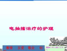 电抽搐治疗