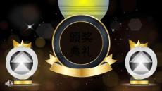 公司年终年终庆典暨颁奖大会——高端金色粒子动画模板