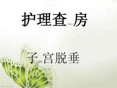 子宫脱垂护理概述ppt