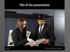 10-Black-Serious-Images-PowerPoint-Title-Set