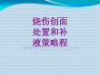 醫學燒傷創面處置和補液策略程課件