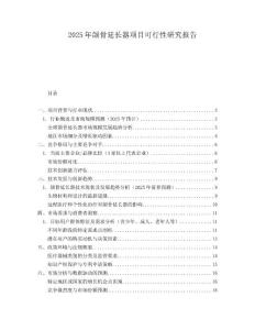 2025年颌骨延长器项目可行性研究报告