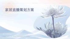 2025年家居直播策劃方案