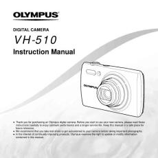 OLYMPUS奧林巴斯DIGITAL CAMERA DIGITAL CAMERA VH-510說明書