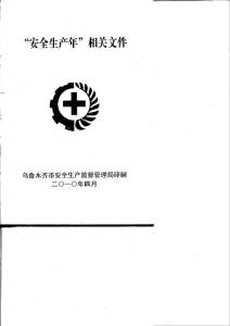 “安全生產(chǎn)年”相關(guān)文件
