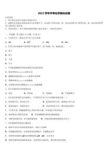 2022學年成都市高新區新城學校中考化學全真模擬試題含解析