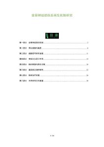 坐骨神经损伤后再生机制研究-全面剖析