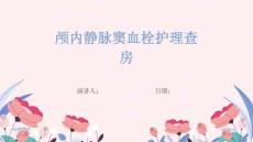 颅内静脉窦血栓护理查房