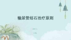 输尿管结石治疗原则