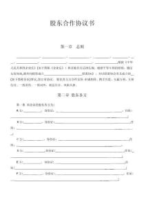 2025年股东协议十家设立董事会监事会