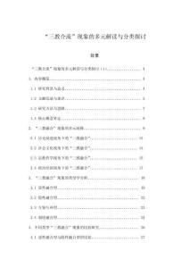 “三教合流”现象的多元解读与分类探讨