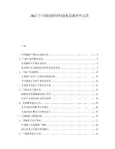 2025年中国废碎锌料数据监测研究报告