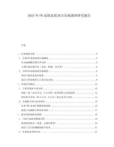 2025年PH试纸原纸项目市场调查研究报告