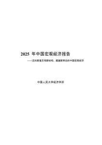 XXXX-X年中国宏观经济报告