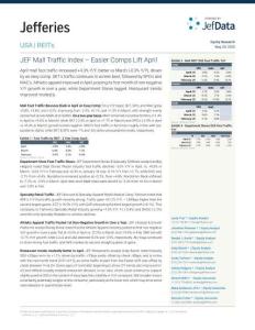 【Jefferies-2025研报】JEF商场客流量指数-较易的同比基数提升了4月数据