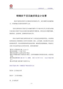 2025年钢桶烘干项目融资商业计划书