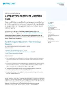 【巴克莱-2025研究报告】空气产品和化学品公司（APD）：公司管理问题集