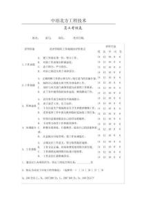 部门员工考核表实用文档