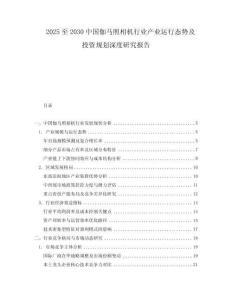 2025至2030中國伽馬照相機行業產業運行態勢及投資規劃深度研究報告