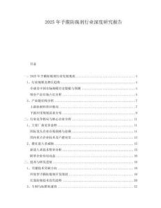 2025年予膜防腐剂行业深度研究报告