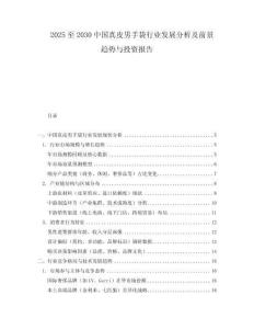 2025至2030中国真皮男手袋行业发展分析及前景趋势与投资报告