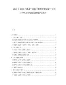 2025至2030全球及中国起立划桨登船划桨行业项目调研及市场前景预测评估报告