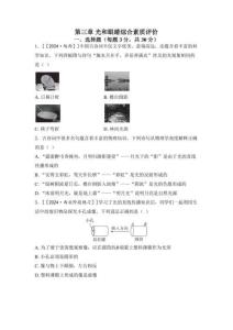 第三章 光和眼睛 綜合素質評價（含答案）