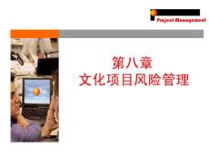 文化产业项目策划 第8章 文化项目策划中的风险管理(37P)