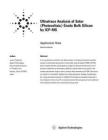 Agilent安捷倫Ultratrace Analysis of Solar (Photovoltaic) Grade Bulk Silicon by ICP-MS說明書