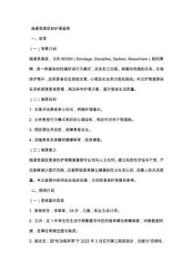 施虐受虐症的护理查房