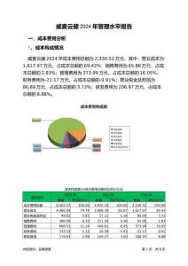 威麥云健2024年管理水平報告