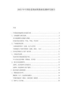2025年中國(guó)防盜鎖副鎖數(shù)據(jù)監(jiān)測(cè)研究報(bào)告