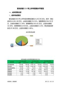 紫光優(yōu)健2024年上半年管理水平報告