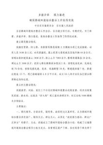 确保路域环境综合整治工作取得实效.doc